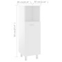 Armario de baño madera contrachapada blanco 30x30x95 cm de vidaXL, Muebles de baño - Ref: Foro24-802615, Precio: 47,58 €, Des...