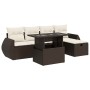 Set sofás de jardín 6 piezas y cojines ratán sintético marrón de , Conjuntos de jardín - Ref: Foro24-3327893, Precio: 504,36 ...