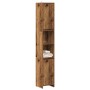 Armario de baño madera de ingeniería envejecida 30x30x183,5 cm de , Muebles de baño - Ref: Foro24-856064, Precio: 96,38 €, De...