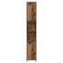 Armario de baño madera de ingeniería envejecida 30x30x183,5 cm de , Muebles de baño - Ref: Foro24-856064, Precio: 96,38 €, De...