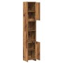 Armario de baño madera de ingeniería envejecida 30x30x183,5 cm de , Muebles de baño - Ref: Foro24-856064, Precio: 96,38 €, De...