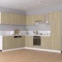 Armario inferior madera ingeniería roble 30x46x81,5 cm de vidaXL, Armarios de cocina - Ref: Foro24-801207, Precio: 69,94 €, D...