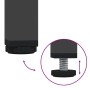 Mueble para TV acero laminado en frío negro 202x39x43,5 cm de , Muebles TV - Ref: Foro24-3307149, Precio: 202,28 €, Descuento: %