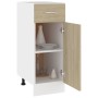 Armario inferior madera ingeniería roble 30x46x81,5 cm de vidaXL, Armarios de cocina - Ref: Foro24-801207, Precio: 71,29 €, D...