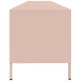 Mueble para TV acero laminado en frío rosa 202x39x43,5 cm de , Muebles TV - Ref: Foro24-3307156, Precio: 216,86 €, Descuento: %