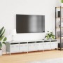 Mueble para TV acero laminado en frío blanco 202x39x43,5 cm de , Muebles TV - Ref: Foro24-3307154, Precio: 210,59 €, Descuent...