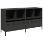 Aparador de acero laminado en frío negro 135x39x73,5 cm de , Aparadores - Ref: Foro24-3307161, Precio: 182,56 €, Descuento: %