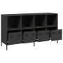 Aparador de acero laminado en frío negro 135x39x73,5 cm de , Aparadores - Ref: Foro24-3307161, Precio: 182,56 €, Descuento: %