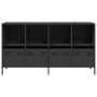 Aparador de acero laminado en frío negro 135x39x73,5 cm de , Aparadores - Ref: Foro24-3307161, Precio: 182,56 €, Descuento: %