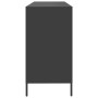 Aparador de acero laminado en frío negro 135x39x73,5 cm de , Aparadores - Ref: Foro24-3307161, Precio: 182,56 €, Descuento: %
