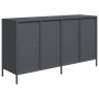 Aparador de acero laminado en frío antracita 135x39x73,5 cm de , Aparadores - Ref: Foro24-3307163, Precio: 191,20 €, Descuent...