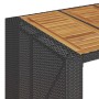 Set bar jardín sin cojines 5 pzas ratán sintético acacia negro de , Conjuntos de jardín - Ref: Foro24-3328886, Precio: 480,67...