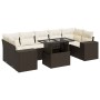Set sofás de jardín 8 piezas y cojines ratán sintético marrón de , Conjuntos de jardín - Ref: Foro24-3326764, Precio: 599,29 ...