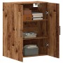 Armario de pared madera de ingeniería envejecida 69,5x34x90 cm de , Aparadores - Ref: Foro24-857294, Precio: 92,78 €, Descuen...