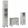 Set muebles de baño 2 piezas madera contrachapada gris hormigón de , Muebles de baño - Ref: Foro24-3324957, Precio: 193,48 €,...