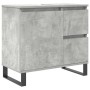 Set muebles de baño 2 piezas madera contrachapada gris hormigón de , Muebles de baño - Ref: Foro24-3324957, Precio: 193,48 €,...