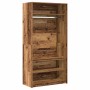 Armario de madera ingeniería envejecida 100x50x200 cm de , Armarios roperos - Ref: Foro24-3318624, Precio: 171,13 €, Descuent...