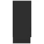 Black plywood display case 120x30.5x70 cm by vidaXL, Sideboards - Ref: Foro24-802787, Price: 99,38 €, Discount: %