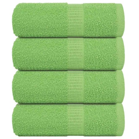 Toallas 4 unidades 100% algodón verde manzana 30x30 cm 360 gsm de , Toallas - Ref: Foro24-137017, Precio: 13,07 €, Descuento: %
