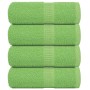 Toallas 4 unidades 100% algodón verde manzana 30x30 cm 360 gsm de , Toallas - Ref: Foro24-137017, Precio: 13,07 €, Descuento: %