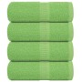 Toallas invitados 4 uds algodón verde manzana 30x50 cm 360 gsm de , Toallas - Ref: Foro24-137020, Precio: 15,95 €, Descuento: %