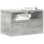 Mesitas de noche de pared 2 uds gris hormigón 45x26x28,5 cm de , Mesitas de noche - Ref: Foro24-858603, Precio: 62,22 €, Desc...