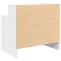 Mesillas de noche con cajón 2 uds blanco 51x31x47 cm de , Mesitas de noche - Ref: Foro24-858669, Precio: 66,24 €, Descuento: %