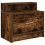 Mesilla de noche con cajón roble ahumado 51x31x47 cm de , Mesitas de noche - Ref: Foro24-858676, Precio: 39,25 €, Descuento: %