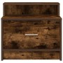Mesilla de noche con cajón roble ahumado 51x31x47 cm de , Mesitas de noche - Ref: Foro24-858676, Precio: 39,25 €, Descuento: %
