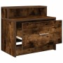 Mesilla de noche con cajón roble ahumado 51x31x47 cm de , Mesitas de noche - Ref: Foro24-858676, Precio: 39,25 €, Descuento: %