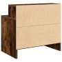 Mesilla de noche con cajón roble ahumado 51x31x47 cm de , Mesitas de noche - Ref: Foro24-858676, Precio: 39,25 €, Descuento: %