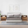 Mesillas de noche con cajón 2 uds madera vieja 51x31x47 cm de , Mesitas de noche - Ref: Foro24-858683, Precio: 66,05 €, Descu...