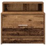 Mesillas de noche con cajón 2 uds madera vieja 51x31x47 cm de , Mesitas de noche - Ref: Foro24-858683, Precio: 66,05 €, Descu...