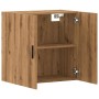 Armario de pared madera de ingeniería roble artisan 60x31x60 cm de , Taquillas y armarios de almacenamiento - Ref: Foro24-857...