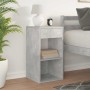 Mesilla de noche con cajón gris hormigón 35x34x66,5 cm de , Mesitas de noche - Ref: Foro24-858719, Precio: 42,57 €, Descuento: %