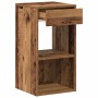 Mesilla de noche con cajón madera vieja 35x34x66,5 cm de , Mesitas de noche - Ref: Foro24-858727, Precio: 46,51 €, Descuento: %