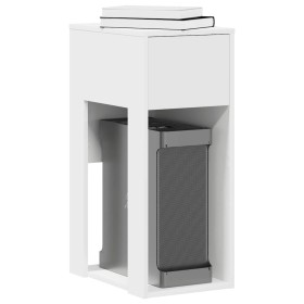 Torre de ordenador con cajón blanco 30x44x74 cm de , Escritorios - Ref: Foro24-858731, Precio: 58,66 €, Descuento: %