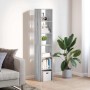 Librerías 2 uds madera contrachapada apilable sonoma gris de , Taquillas y armarios de almacenamiento - Ref: Foro24-858814, P...