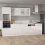 Armario de microondas madera ingeniería blanco brillo de vidaXL, Armarios de cocina - Ref: Foro24-802551, Precio: 260,51 €, D...