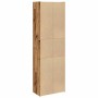Aparador alto madera de ingeniería envejecida 60x32x190 cm de , Armarios archivadores - Ref: Foro24-3318714, Precio: 148,00 €...