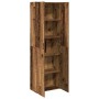 Aparador alto madera de ingeniería envejecida 60x32x190 cm de , Armarios archivadores - Ref: Foro24-3318714, Precio: 148,00 €...
