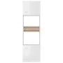 Armario de microondas madera ingeniería blanco brillo de vidaXL, Armarios de cocina - Ref: Foro24-802551, Precio: 256,24 €, D...