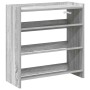 Mueble zapatero madera contrachapada gris sonoma 60x25x62 cm de , Zapateros y organizadores de calzado - Ref: Foro24-859892, ...