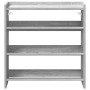 Mueble zapatero madera contrachapada gris sonoma 60x25x62 cm de , Zapateros y organizadores de calzado - Ref: Foro24-859892, ...