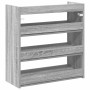 Mueble zapatero madera contrachapada gris sonoma 60x25x62 cm de , Zapateros y organizadores de calzado - Ref: Foro24-859892, ...