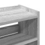 Mueble zapatero madera contrachapada gris sonoma 60x25x62 cm de , Zapateros y organizadores de calzado - Ref: Foro24-859892, ...