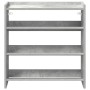 Mueble zapatero madera contrachapada gris hormigón 60x25x62 cm de , Zapateros y organizadores de calzado - Ref: Foro24-859890...