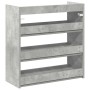 Mueble zapatero madera contrachapada gris hormigón 60x25x62 cm de , Zapateros y organizadores de calzado - Ref: Foro24-859890...