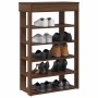 Mueble zapatero madera de ingeniería marrón roble 60x30x98 cm de , Zapateros y organizadores de calzado - Ref: Foro24-859929,...