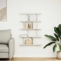 Estante cubo pared 12 compartimentos madera ingeniería blanco de , Estantes y estanterías - Ref: Foro24-860013, Precio: 47,52...